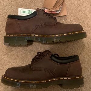 Dr. Martens Brown Oxfords Safety Shoes Women’s Size 7